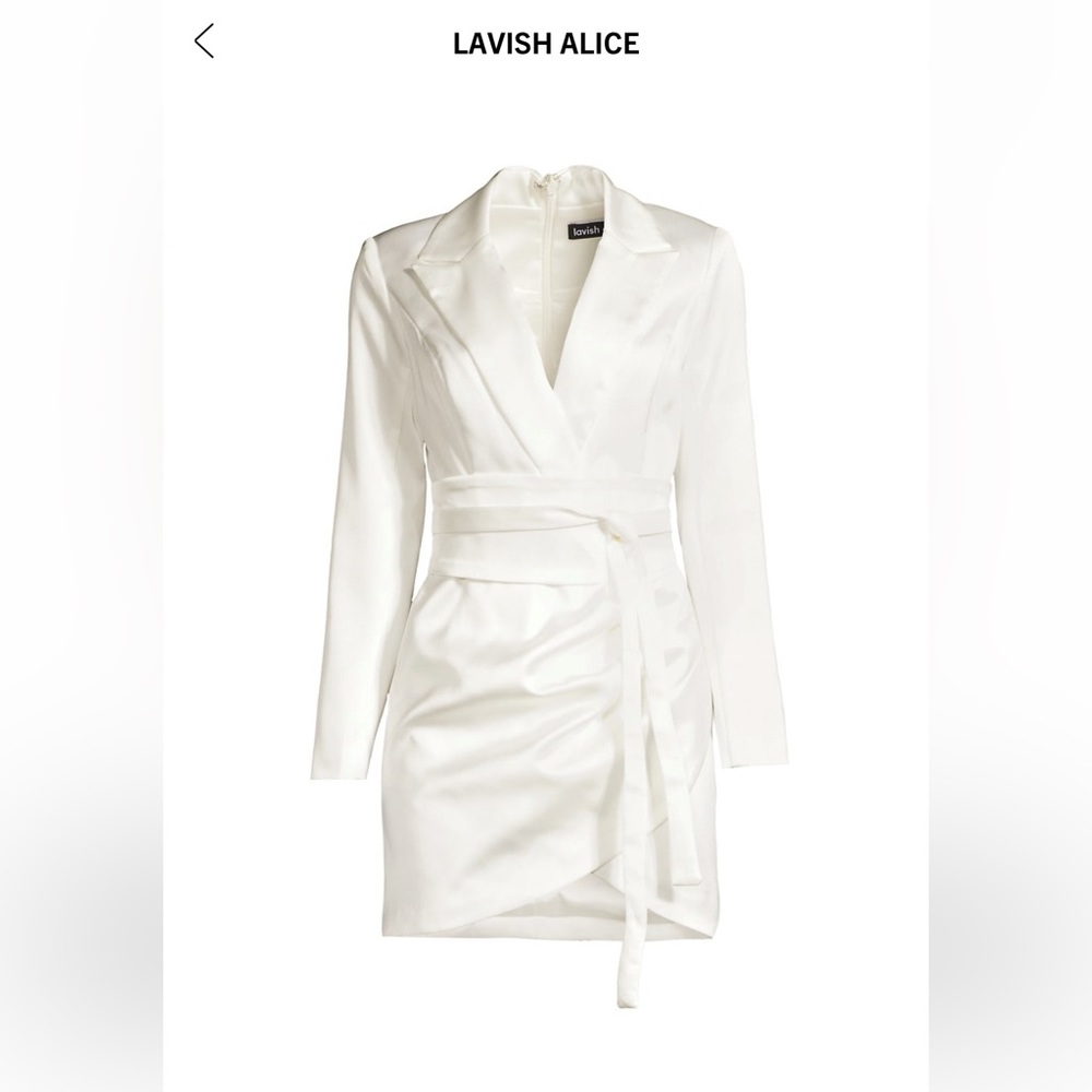 Belted Blazer Minisdress